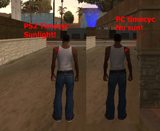 GTA SA PS2, but it's played on PC by HeavenLanes on DeviantArt